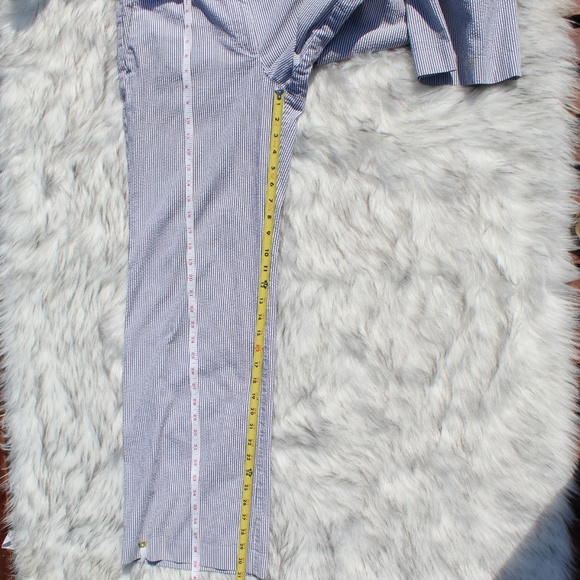Ann Taylor LOFT Striped Cotton Pants Size 6 - Picture 6 of 8